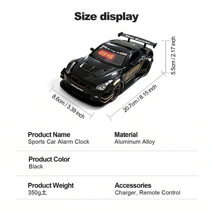 Sports Car Alarm Clock